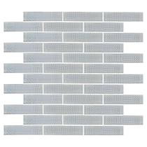 Mosaico de Vidro Touch Glass White 9,5X2 Placa 30X30cm - 1313125001