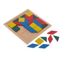 Mosaico geometrico 30 peças brinquedo educativo