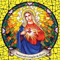 Mosaico Imaculado Coração de Maria 60x60 - 100% azulejo Mosaico Imaculado Coração de Maria 60x60 - 100% azulejo