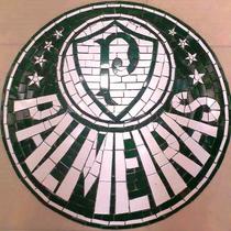 Mosaico Time De Futebol Símbolo Palmeiras II Em Cerâmicas
