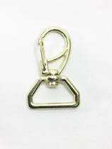 Mosquetão 2 cm Base Sextavada Dourado - 100 Unidades Mosquetão 2 cm Base Sextavada Dourado - 100 Unidades