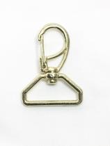 Mosquetão 2,5 cm Dourado Base Sextavada - 10 Unidades Mosquetão 2,5 cm Dourado Base Sextavada - 10 Unidades