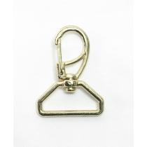 Mosquetão 2,5 cm Dourado Base Sextavada Mosquetão 2,5 cm Dourado Base Sextavada