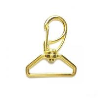 Mosquetão 4 cm Dourado Base Sextavada - 50 Unidades