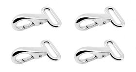 Mosquetão Aço Inox Para Capota Marítima Toldo Lancha Kit 4 Mosquetão Aço Inox Para Capota Marítima Toldo Lancha Kit 4