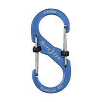 Mosquetão Alumínio Nite Ize S-Biner Slidelock 3 Lsba3-03-R6 Azul