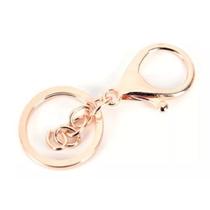 Mosquetão c/argola 3cmx6cm dourada unidade Mosquetão c/argola 3cmx6cm dourada unidade