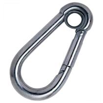 Mosquetão Com Olhal 8 mm de Espessura Inox