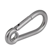 Mosquetão Com Olhal Inox 11 Mm Trava Rápida Carga Max 265kg