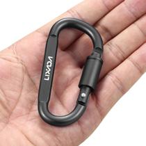 Mosquetão com trava de liga de alumínio chaveiro Mosquetão com trava de liga de alumínio chaveiro