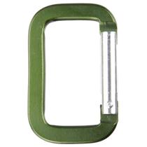 Mosquetão Craft County 39 mm Verde Oliva - Pacote com 25 unidades Mosquetão Craft County 39 mm Verde Oliva - Pacote com 25 unidades