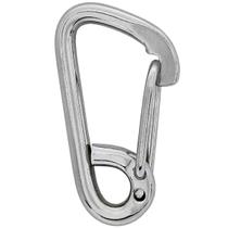 Mosquetão De Aço Inox Engate Rápido De Pressão S 6 X 60mm Mosquetão De Aço Inox Engate Rápido De Pressão S 6 X 60mm