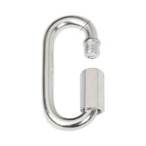 Mosquetão De Aço Inoxidável Com Conexão Rápida, Anel De Cadeia, Fivela De Segurança Para Escalada