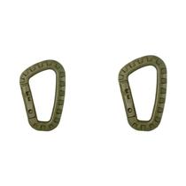 Mosquetão De Camping E Hiking Com Clipe Molle, Chaveiro Com Gancho De Molas Duras, 2, 4, 6 Peças De