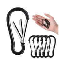 Mosquetão De Liga De Alumínio 100 Peças, Clipe De Mola Para Exterior, Ganchos Para Garrafa De Água,