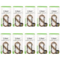 Mosquetão duplo de plástico Nite Ize S-Biner Wire Gate, pacote com 10 Mosquetão duplo de plástico Nite Ize S-Biner Wire Gate, pacote com 10