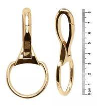 Mosquetão grande 2 unid zinco cor dourado ref 416290