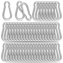 Mosquetão High-PQ Spring Snap Hook em aço galvanizado 50 unidades