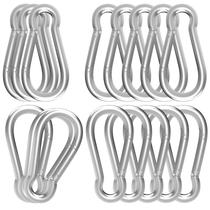 Mosquetão High-PQ Spring Snap Hook em aço galvanizado 80 mm Mosquetão High-PQ Spring Snap Hook em aço galvanizado 80 mm