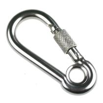 Mosquetão Inox Com Trava 11Mm X 120Mm Com Olhal