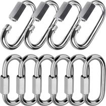Mosquetão Quick Link Lsqurel 304 em aço inoxidável M8 550kg Mosquetão Quick Link Lsqurel 304 em aço inoxidável M8 550kg