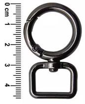 Mosquetão red 2 unid 46x17mm preto