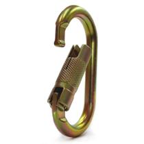 Mosquetão Sideup Aço Oval Automático Tripla Trava 23kn Keylock Ce Nbr Mosquetão Sideup Aço Oval Automático Tripla Trava 23kn Keylock Ce Nbr
