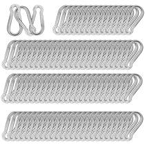 Mosquetão Spring Snap Hook HANDRERLEE M5 em aço galvanizado 40 unidades Mosquetão Spring Snap Hook HANDRERLEE M5 em aço galvanizado 40 unidades
