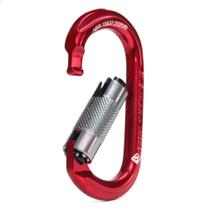 Mosquetão Usclimb Alumínio Oval Keylock Trava Automática 22kn Ce Uiaa