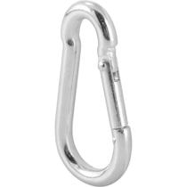 Mosquetão Vonder Galvanizado 50 Mm Aço Carbono 100 Kgf - 2 Unidades Mosquetão Vonder Galvanizado 50 Mm Aço Carbono 100 Kgf - 2 Unidades