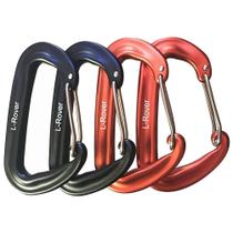 Mosquetón L-Rover ligero de aluminio resistente 12KN