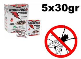 Mosquicida 5 Sachês Mata Mosca Com Atrativo Granulado 5x30gr Açuquinha Vermelha