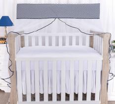 mosquiteiro avulso para berço americano chevron com 2 peças