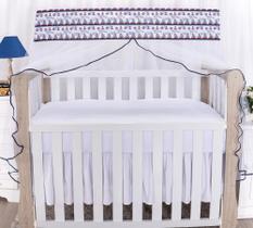 mosquiteiro avulso para berço americano veleiro com 2 peça em tecido de algodão