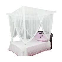 Mosquiteiro Branco Para Cama King Queen Dupla, Toldo Quadrado Para Exterior, Previne Insetos, Design