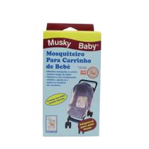 Mosquiteiro Carrinho de Bebê Mini Berço Conforto Musky Baby