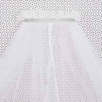 Mosquiteiro Com Dossel De Parede Prata Liso Quarto Unisex