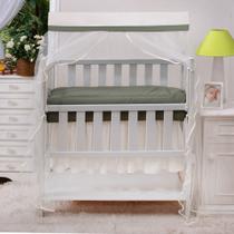 mosquiteiro cortinado para mini berço avulso com 2 peças