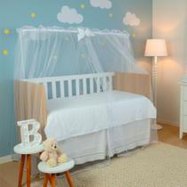 Mosquiteiro de Fita Para Berço com Laço Bebê Menina Menino