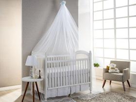 Mosquiteiro de Teto para Berço Com Renda Branco