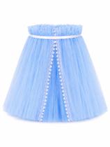 Mosquiteiro de Tule para Dossel de Parede Berco Azul Bebe