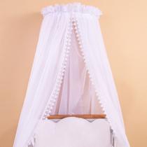 Mosquiteiro de Voil para Dossel de Parede Berco Quarto Bebe