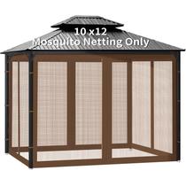 Mosquiteiro, dossel externo de 10 x 12 pés, 4 painéis com zíperes Mosquiteiro, dossel externo de 10 x 12 pés, 4 painéis com zíperes