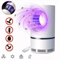 Mosquiteiro Elétrico USB LED Repelente Mata Mosquito Moscas Luminária Killer Bivolt Eficiente Silencioso Atrai Insetos Mosquitos Luz Ultra Violeta