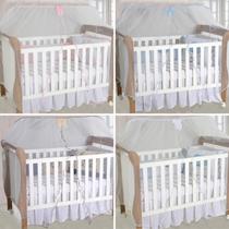 Mosquiteiro Para Berço Americano Com Laço Azul