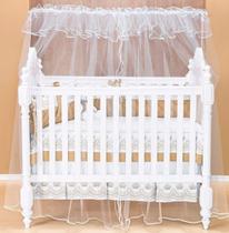 Mosquiteiro para Berço Americano de Viés Branco