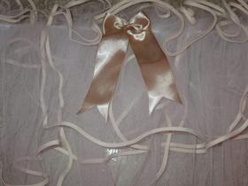 Mosquiteiro para Berço Americano de Viés Marfim