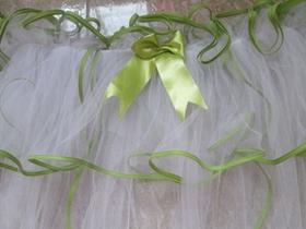 Mosquiteiro para Berço Americano de Viés Verde