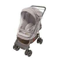 Mosquiteiro Para Carrinho De Bebê Com Elástico Branco