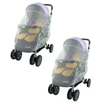 Mosquiteiro para carrinho e assento de carro Magik, pacote com 4 unidades, branco Mosquiteiro para carrinho e assento de carro Magik, pacote com 4 unidades, branco